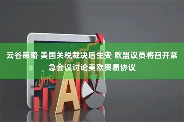 云谷策略 美国关税裁决后生变 欧盟议员将召开紧急会议讨论美欧贸易协议