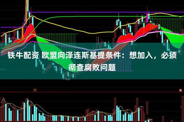 铁牛配资 欧盟向泽连斯基提条件：想加入，必须彻查腐败问题